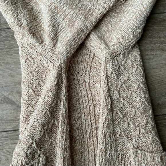 Anthropologie Sparrow Cable Knit Open Front  Cardigan - Picture 12 of 13
